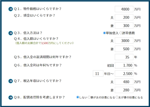 持分計算の内訳